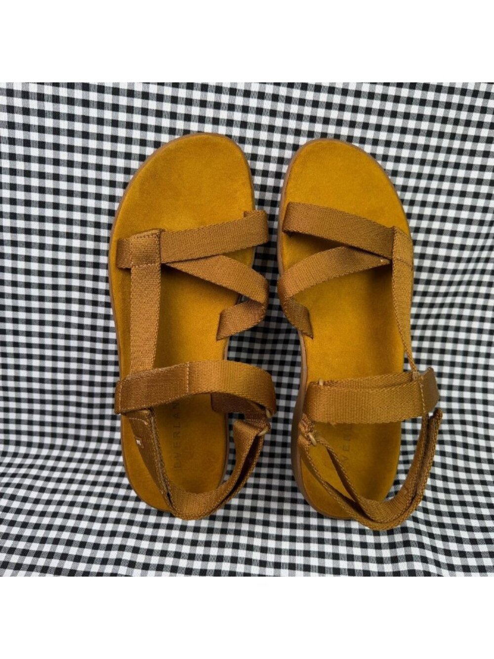 Everlane Renew Sport Sandal Tan Brown Strappy Minimal Comfort Sandals Womens 9